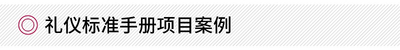 禮儀標(biāo)準(zhǔn)手冊項(xiàng)目案例