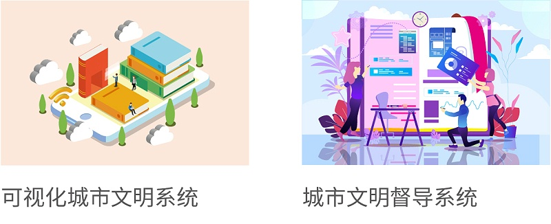 可視化城市文明系統(tǒng)，城市文明督導(dǎo)系統(tǒng)